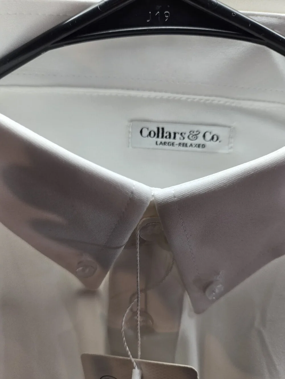 Lot of 2 Collars & Co Men's Size Large Polo Bottom Down Dress Shirts NWT & NWOT